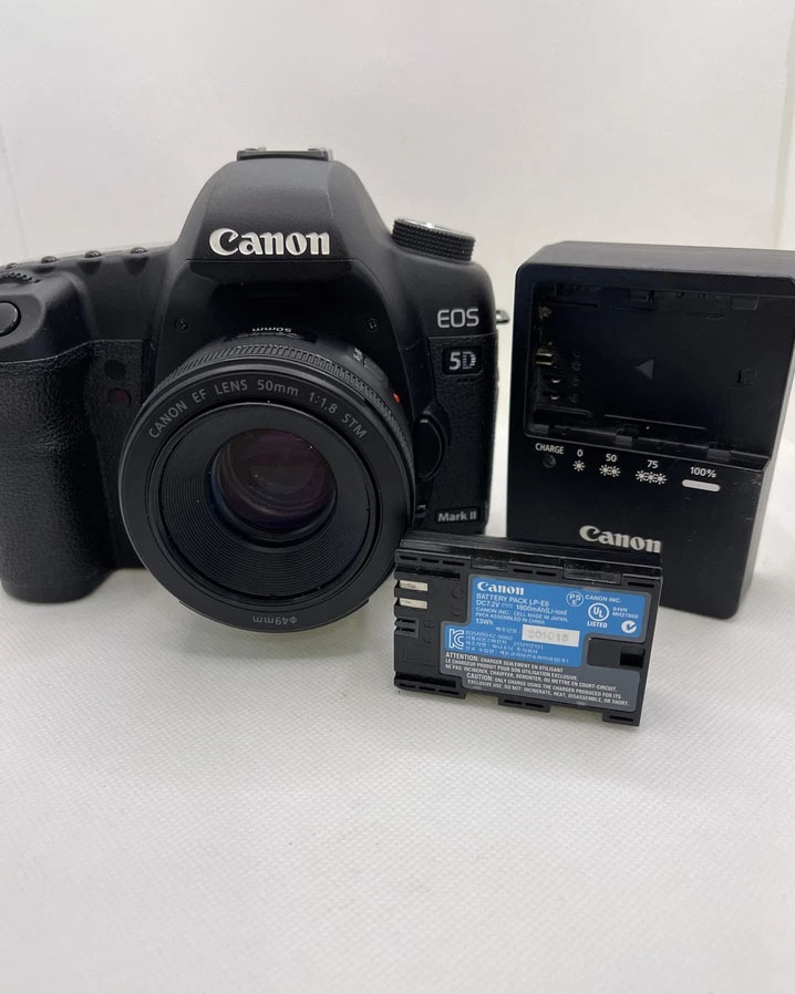 Professional camera prize with its lens
